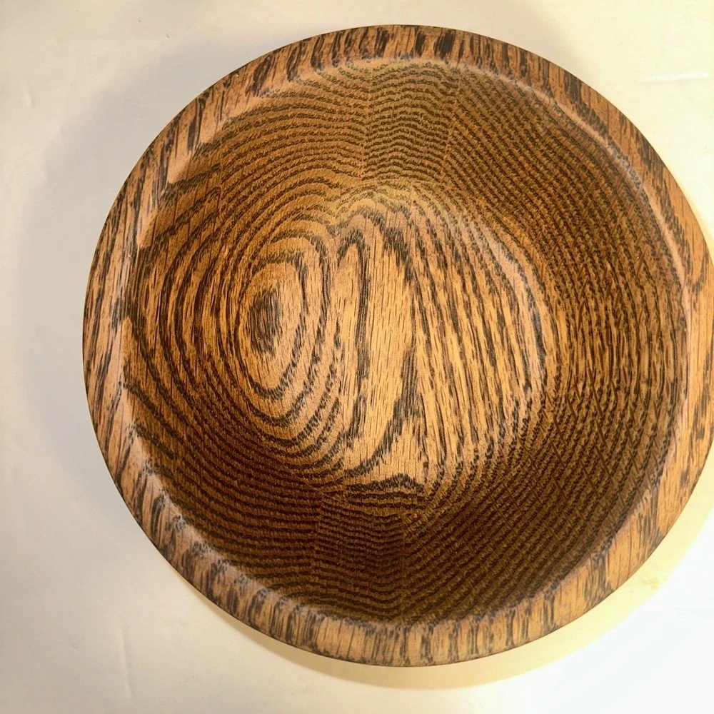 Quality Heirloom Rustic Oak Wooden Salad Bowls Set of  4 VTG in Lebanon MO